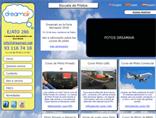 Tablet Screenshot of dreamair.net